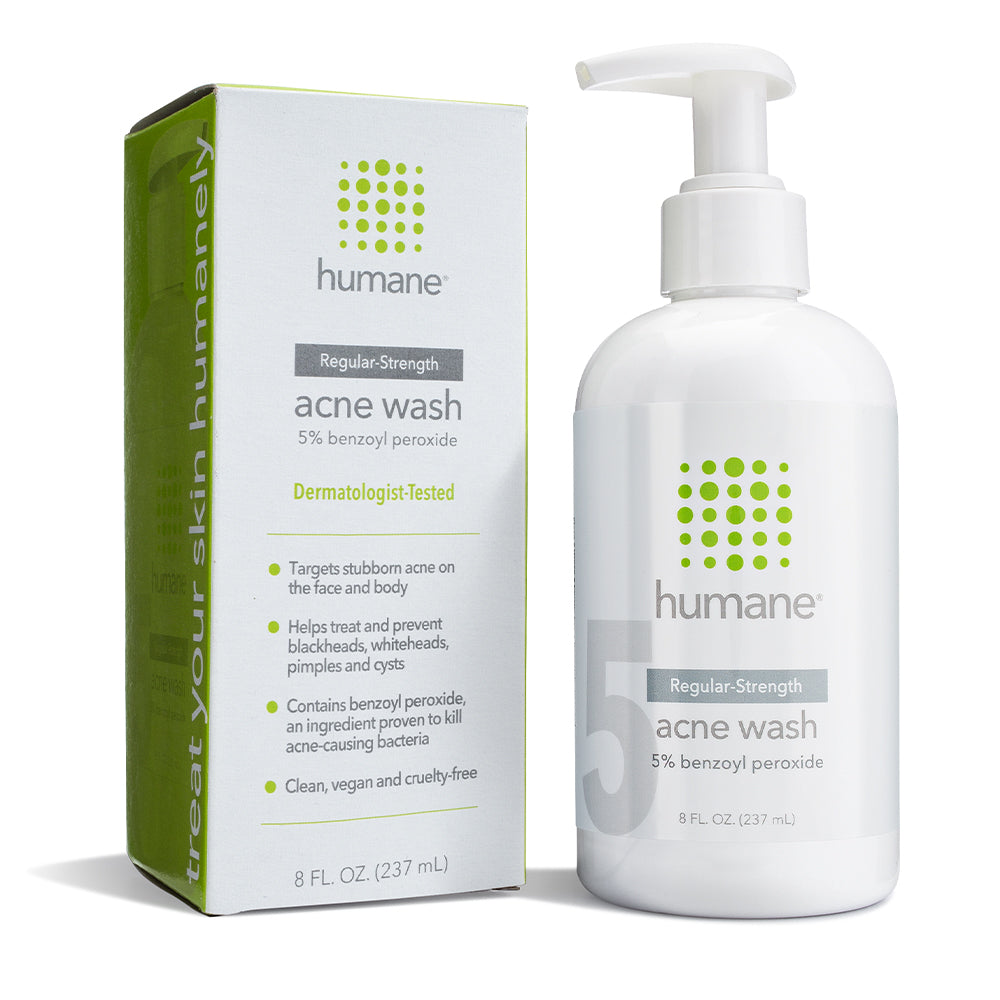 Humane Regular-Strength 5% Acne Wash