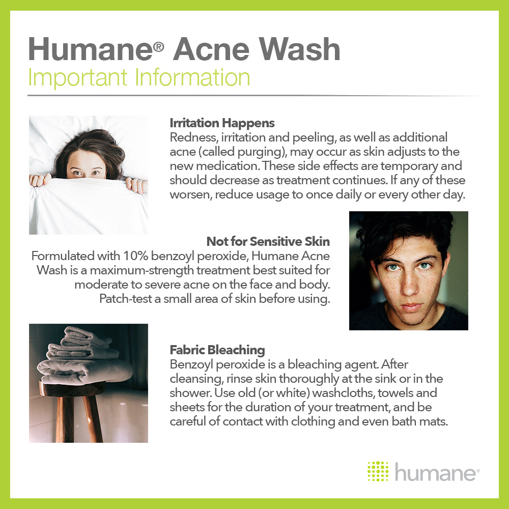 Humane Maximum-Strength 10% Acne Wash
