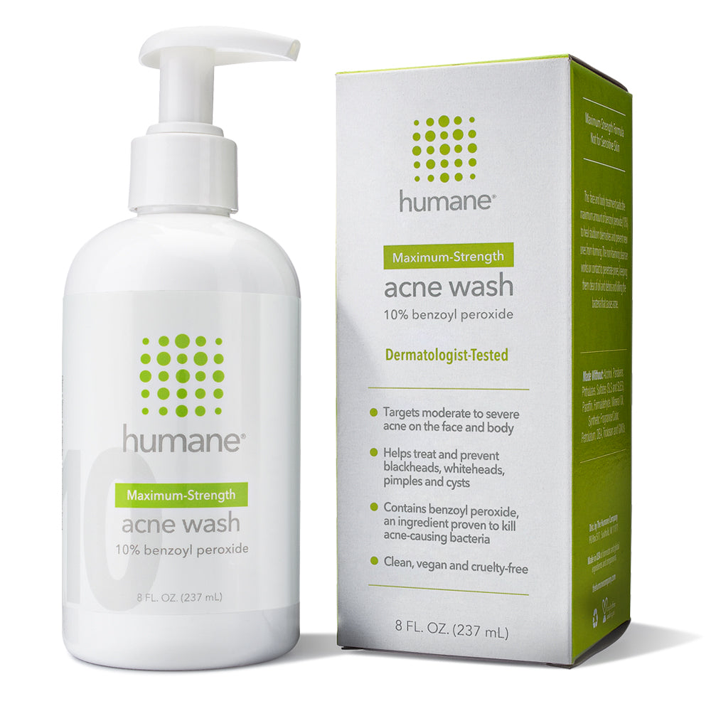 Humane Maximum-Strength 10% Acne Wash